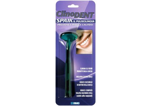 Clinodent Spaik il puliscilingua previene e riduce l'alitosi 1 pezzo