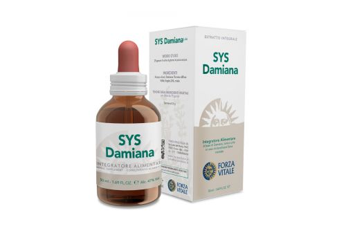 SYS Damiana integratore tonico adattogeno gocce orali 50ml