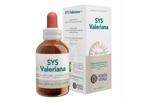 SYS Valeriana gocce orali integratore per il rilassamento 50ml
