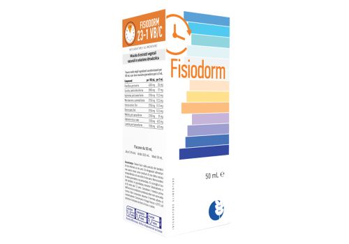 Fisiodorm 23-1 P/V integratore a base di estratti vegetali per favorire il rilassamento e il riposo notturno gocce orali 50ml