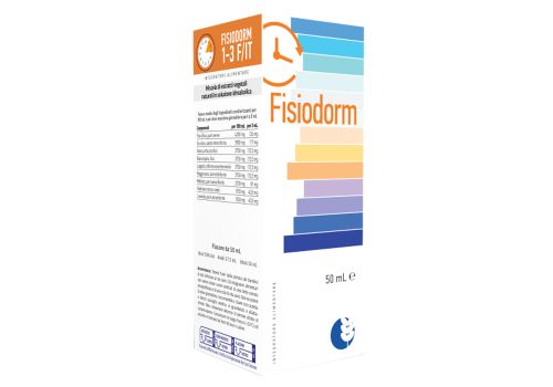 Fisiodorm 1-3 F/IT integratore a base di estratti vegetali per favorire il rilassamento e il riposo notturno gocce orali 50ml