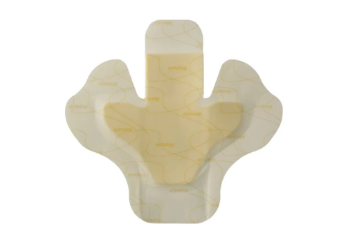 Biatain medicazione adesiva per il tallone in schiuma di poliuretano 19 x 20cm 5 pezzi