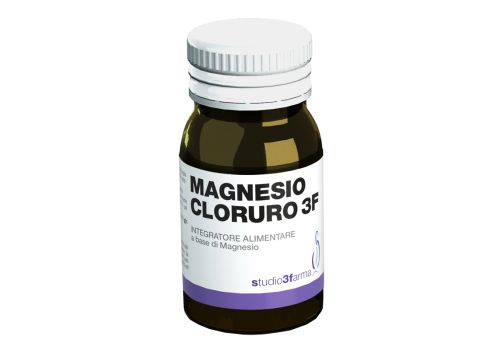 Magnesio cloruro 3F integratore in polvere per apparato muscolo scheletrico e benessere del sistema nervoso 33,33 grammi