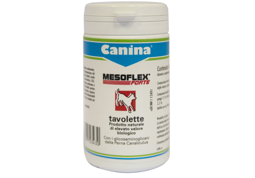 Mesoflex Forte mangime complementare per il benessere articolare e osseo del cane 60 tavolette