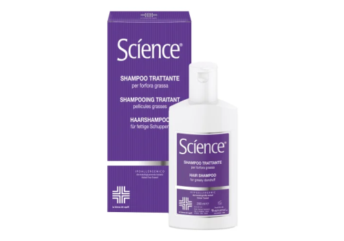 Science shampoo trattante per forfora grassa 200ml