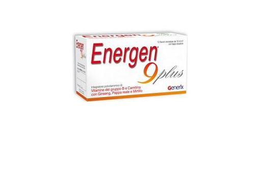 Energen 9 Plus integratora ad azione tonica 10 flaconcini 10ml