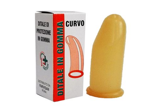 Ditale in gomma curvo misura 3