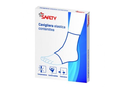 Safety cavigliera elastica contenitiva colore ocra misura piccola 1 pezzo