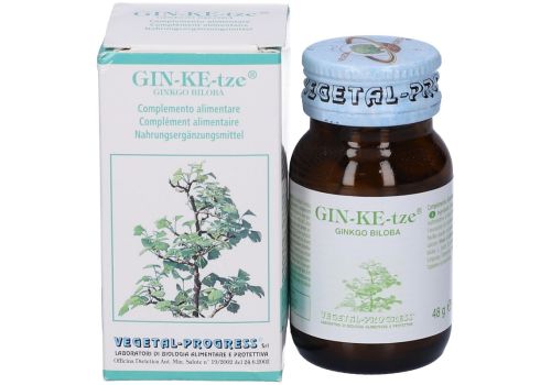 Gin-ke-tze complemento alimentare con ginkgo biloba 80 tavolette