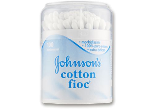 Johnson's Cotton Fioc bastoncini cotonati per l'igiene dell'orecchio 100 pezzi