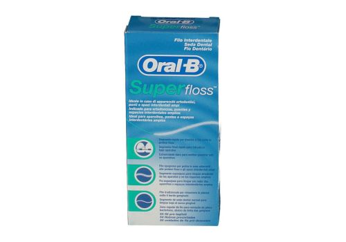 ORALB SUPERFLOSS FILO INTERDENTALE 50FILI PRETAGLIATI
