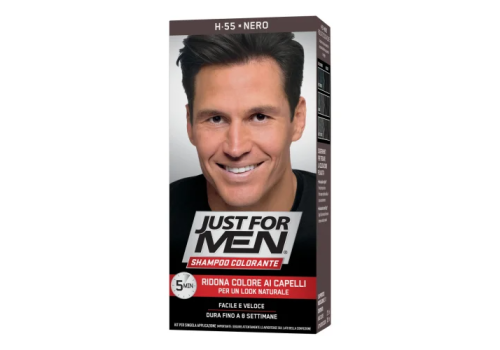 Just For Men shampoo colorante colore H-55 nero 27,5ml
