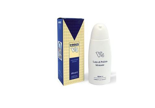 Codex V4 latte detergente idratante e lenitivo per il viso 150ml