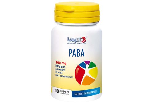 Paba integratore per unghie e capelli 100 compresse
