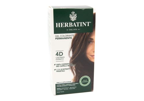 HERBATINT GEL COLORANTE PERMANENTE COLORE 4D CASTANO DORATO
