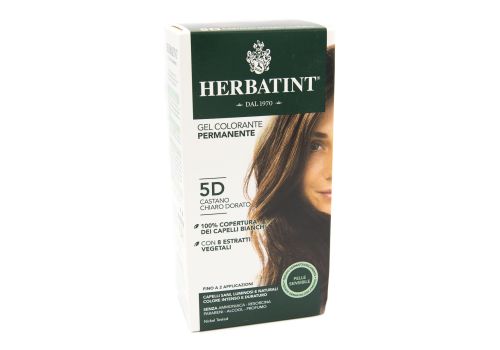 HERBATINT GEL COLORANTE PERMANENTE COLORE 5D CASTANO CHIARO DORATO