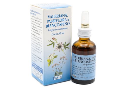 VALERIANA PASSIFLORA E BIANCOSPINO GOCCE 30ML
