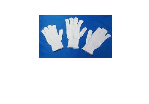 Guanto cotone bianco taglia 6,5, guanto in cotone puro monouso, confezione doppia