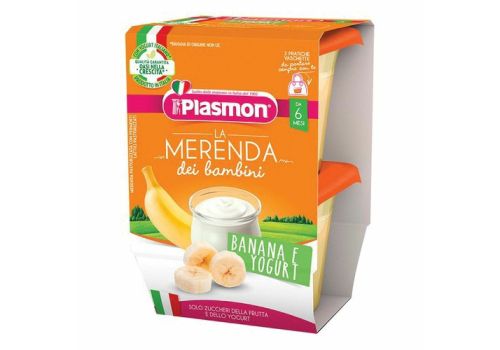 Plasmon yogurt/banana omogeneizzato 2 x 120 grammi