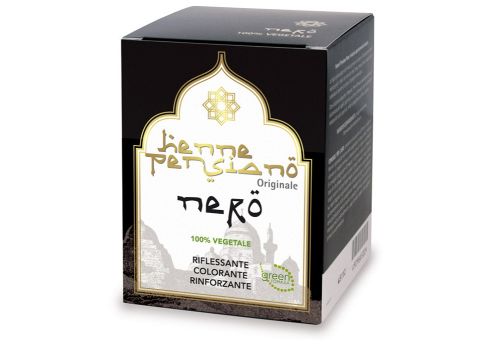 Hennè Persiano Originale colore nero riflessante colorante e rinforzante 150 grammi