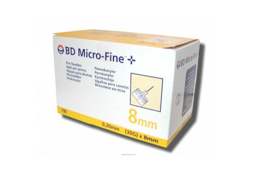 Bd Microfine ago per penna da insulina 30G 8mm 100 pezzi