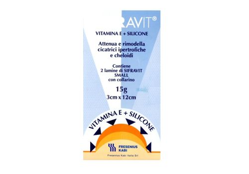 SIFRAVIT PLACCA SILICONE 3X12CM 1 PEZZO