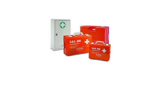 Safety cassetta pronto soccorso vuota metallo 46 x 30 x 14cm