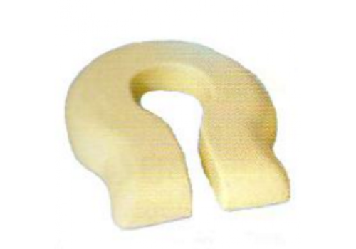 Cuscino antidecubito in gomma a forma di ferro cavallo