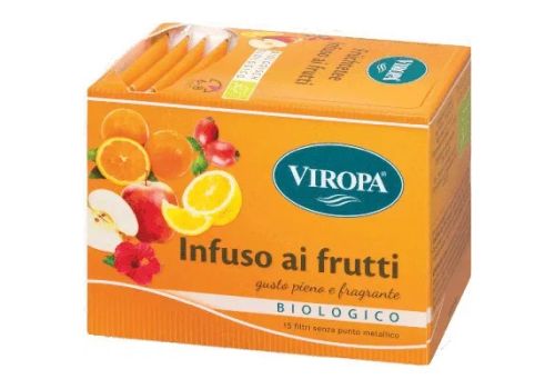 Viropa infuso ai frutti biologico gusto pieno e gradevole 15 bustine filtro