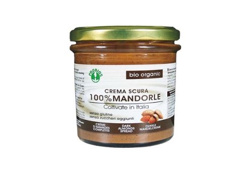 Probios crema scura 100% mandorle senza zuccheri aggiunti e senza glutine 200 grammi