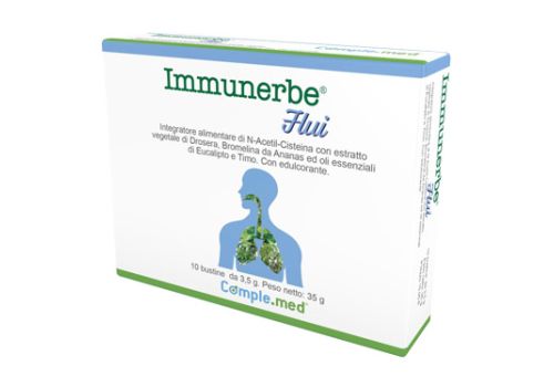 Immunerbe Flui integratore per il benessere delle vie respiratorie 10 bustine