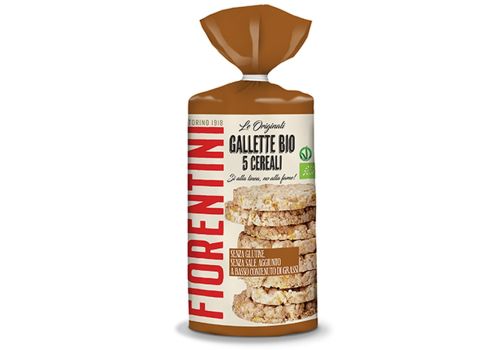 Fiorentini gallette bio ai 5 cereali senza glutine 100 grammi