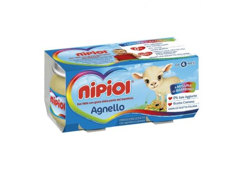 Nipiol agnello omogeneizzato 2 x 80 grammi