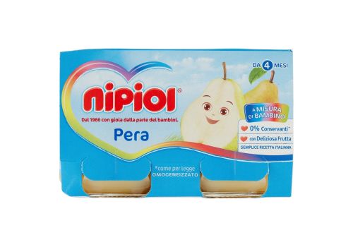 Nipiol pera omogeneizzato 2 x 120 grammi