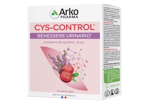 Cys-Control integratore per l'apparato urinario 60 capsule