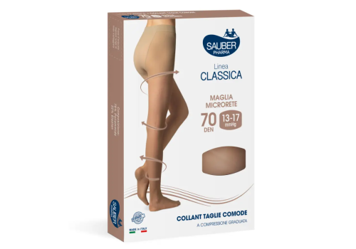 Linea Classica Sauber Gambaletto 70 Den Compressione Graduata