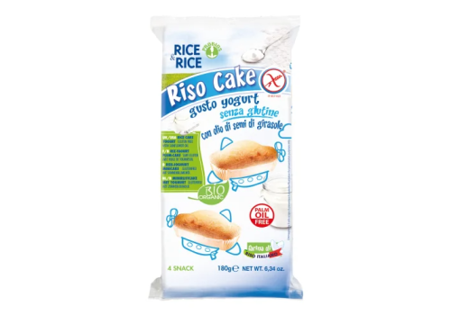 Probios Rice & Rice riso cake gusto yogurt senza glutine 4 x 45 grammi