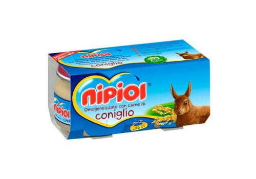 Nipiol coniglio omogeneizzato 2 x 80 grammi