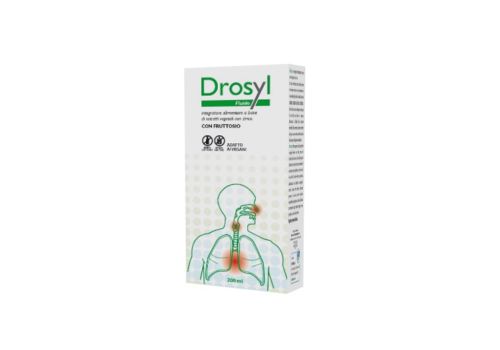 Drosyl Fluido integratore per il benessere delle vie respiratorie soluzione orale 200ml