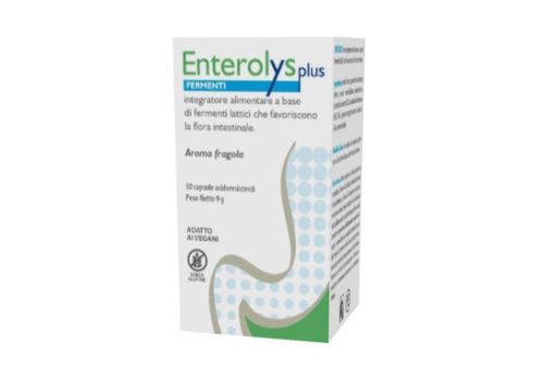 Enterolys Plus integratore per il benessere intestinale 30 capsule