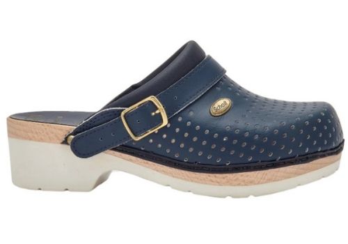 Scholl Clog Supercomfort zoccoli sanitari professionali con cinturino colore navy blue misura 39