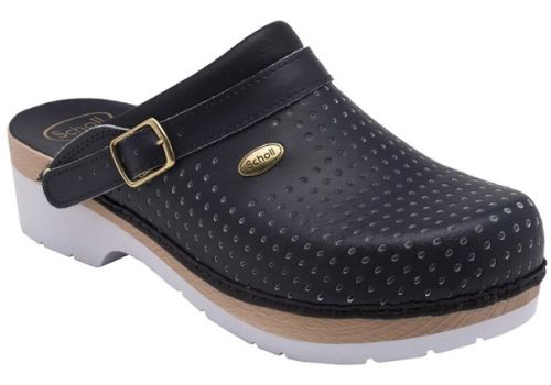 Scholl Clog Supercomfort zoccoli sanitari professionali con cinturino colore navy blue misura 45