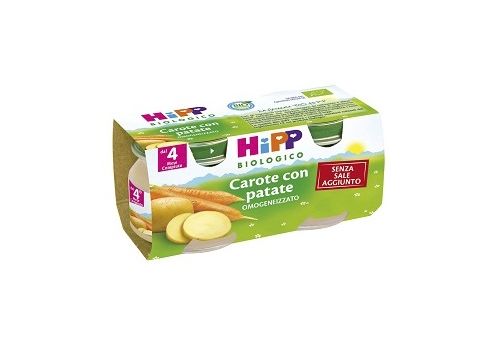 Hipp carote e patate omogeneizzato bio 2 x 80 grammi