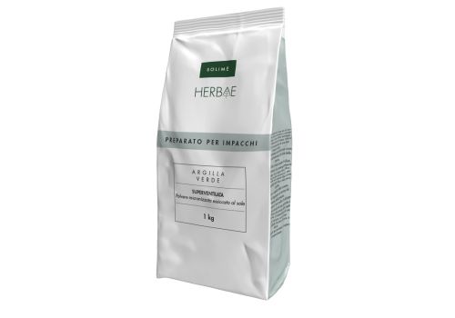 Argilla Verde Superventilata purificante per impacchi e maschere 1kg