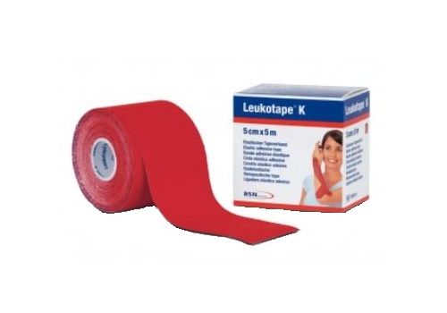 Leukotape K taping rosso 5 x 500cm