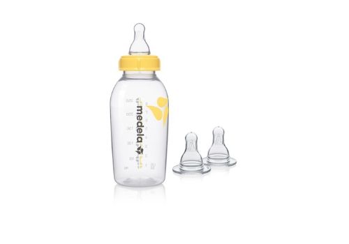 Medela biberon con tettarella flusso medio 250ml  