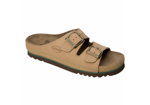 Scholl Air Bag Back sandalo senza cinturino tomaia in nubuck colore cuoio misura 43