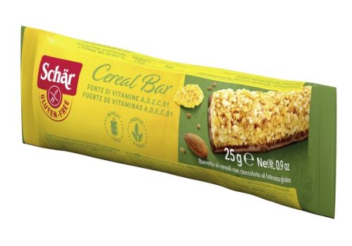 Schar senza glutine barretta ai cereali con cioccolato al latte 25 grammi