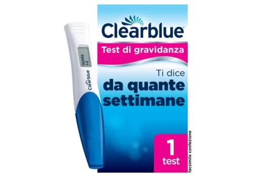 CLEARBLUE TEST DI GRAVIDANZA DIGITALE CON INDICATORE DELLE SETTIMANE 1 TEST