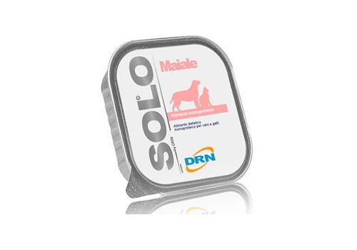 Drn Solo maiale cibo umido per cani e gatti 300 grammi